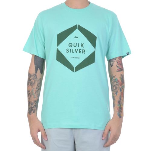 Camiseta Masculina Quiksilver Bass Colors - VERDE / P