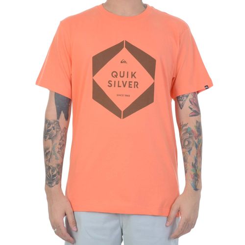 Camiseta Quiksilver Bass Colors - LARANJA / M