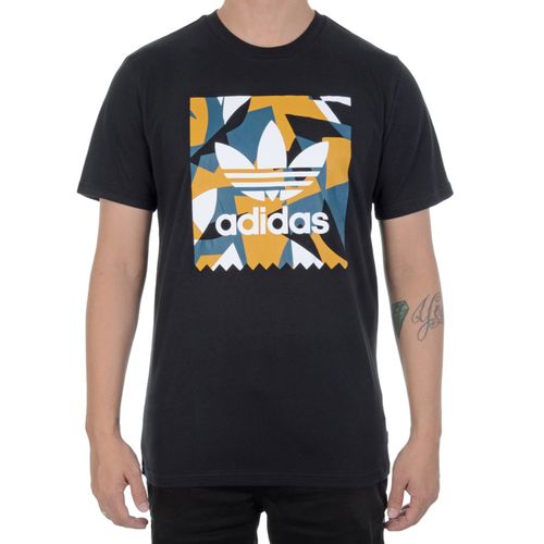 Camiseta Adidas Collage BB Tee Preta - PRETO / P