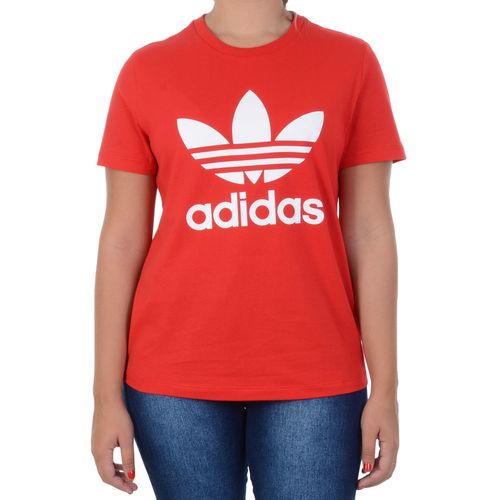 Blusa Adidas Trefoil Vermelha - VERMELHO / PP