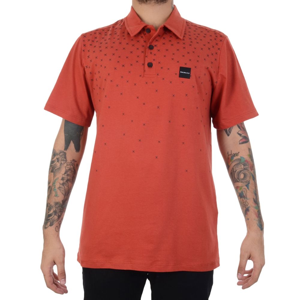 Camiseta Oakley Patch 2.0 Tee Masculino - Vermelho