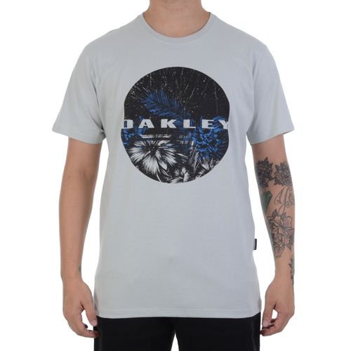 Camiseta Oakley Frogs On Board Cinza - Compre Agora