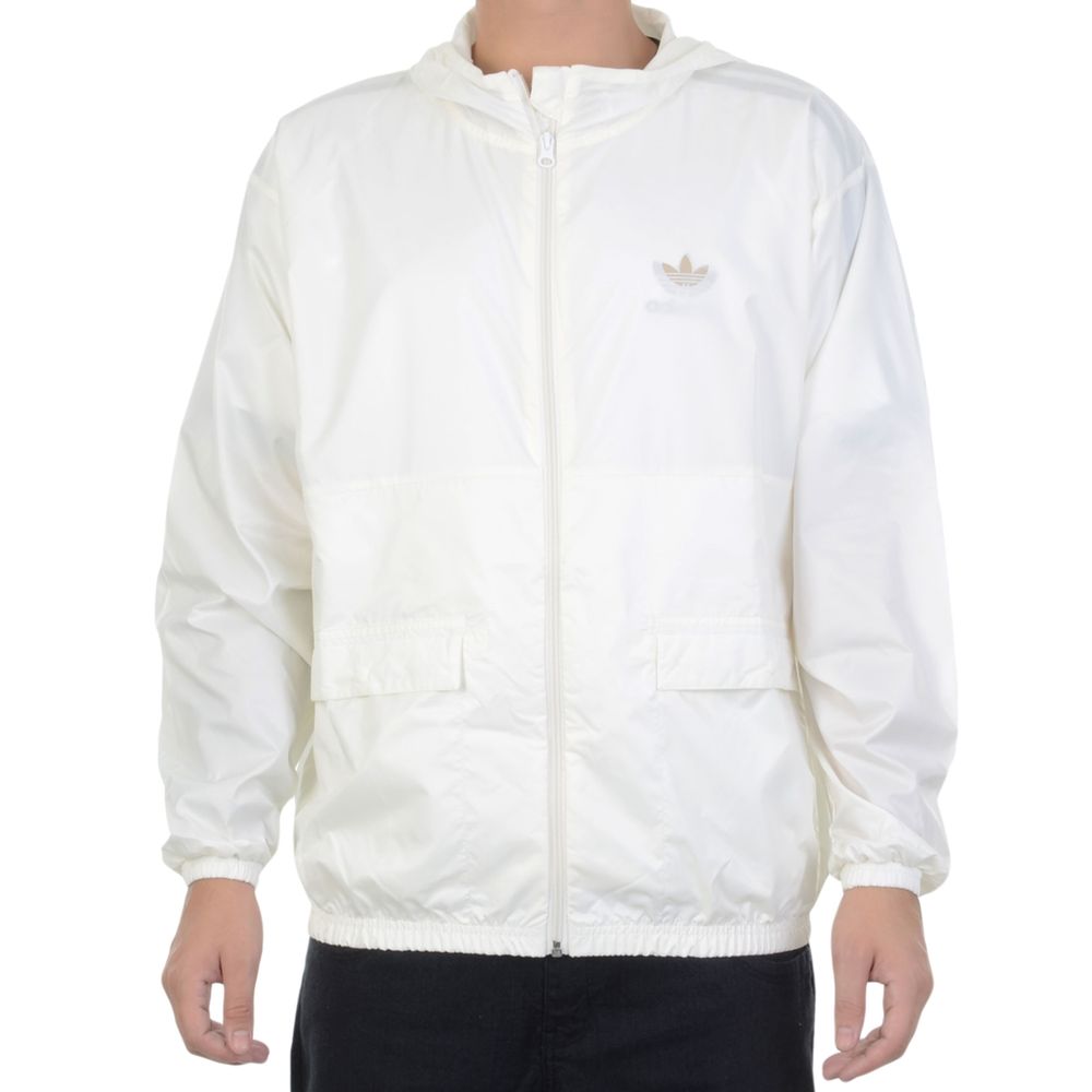 jaqueta branca masculina adidas