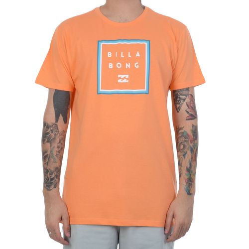 Camiseta Billabong Stacker - LARANJA / M