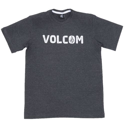 Camiseta Juvenil Volcom Bold - CHUMBO / P