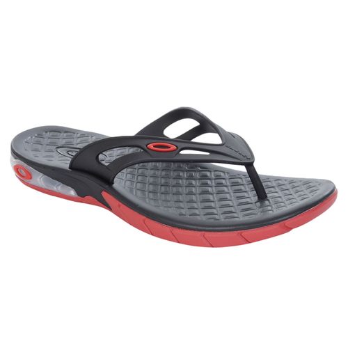 Chinelo-Oakley-Killer-Point-Preto-e-Vermelho