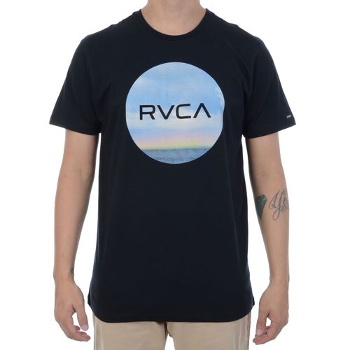 Camiseta RVCA Horizon Motors Preta - PRETO / P