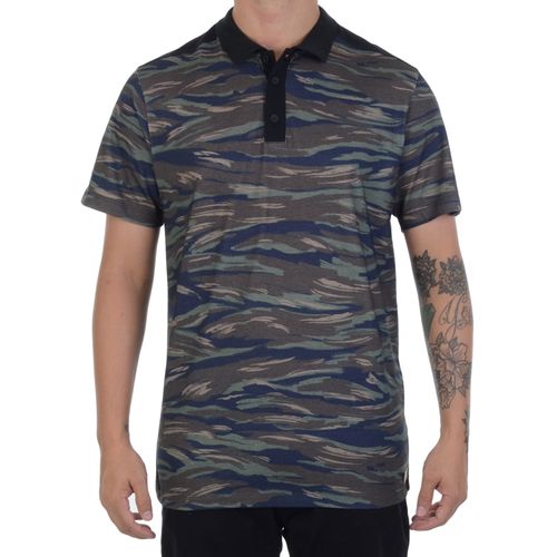 Camiseta Masculina Polo MCD Camouflage - VERDE / M
