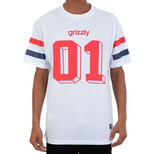 Camiseta Grizzly Block 01 - BRANCO / P