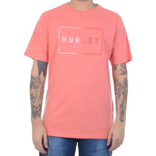 Camiseta Masculina Hurley Mixed - LARANJA / P
