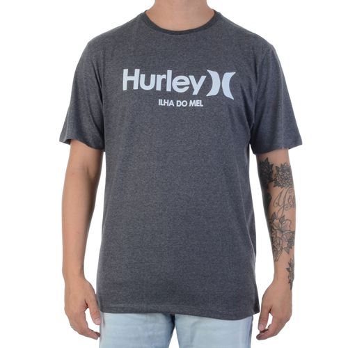 Camiseta Masculina Hurley Ilha do Mel - CHUMBO / P