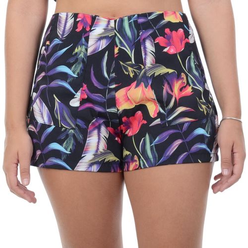 Shorts Feminino Hurley Floral - PRETO / 40