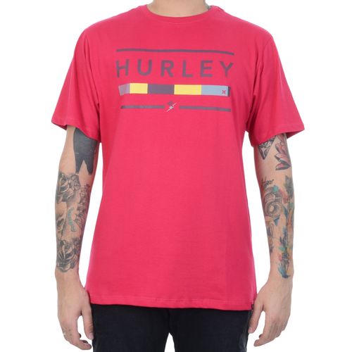 Camiseta Hurley Tropical - VERMELHO / P