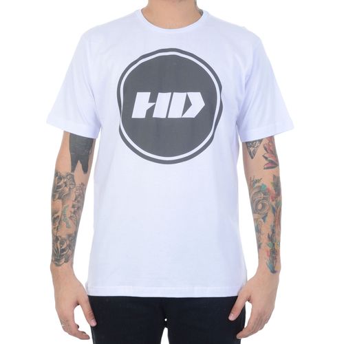 Camiseta HD Basic Circle - BRANCO / P