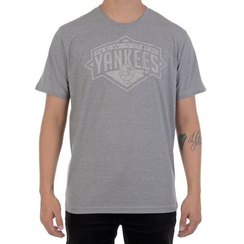 Camiseta New Era New York Yankees Core Cinza / P