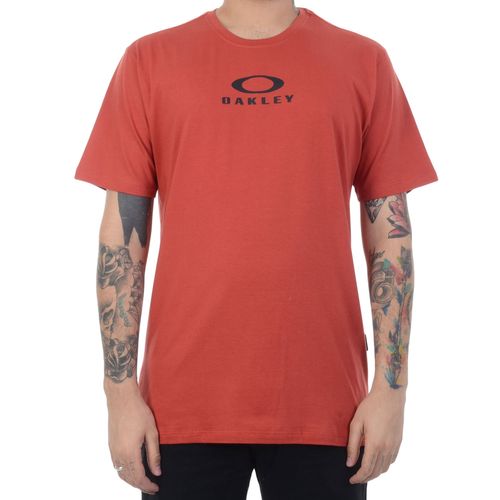 Camiseta Oakley Bark New Vermelha - VERMELHO / P