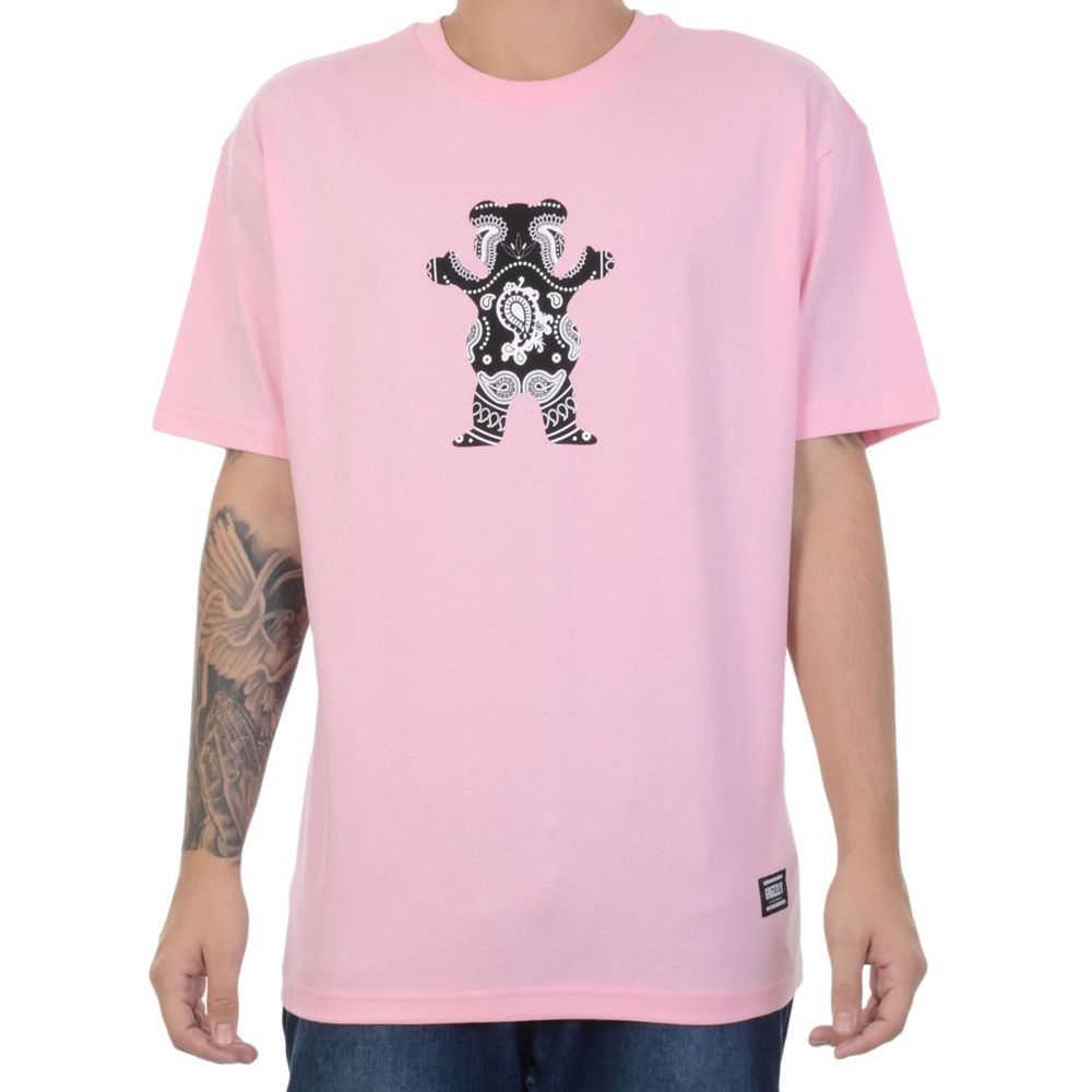 camisa grizzly rosa
