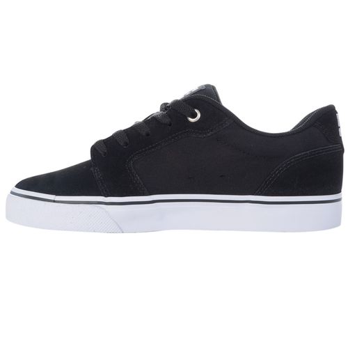Tênis Unissex DC Shoes Anvil 2 LA Preto e Branco overboard