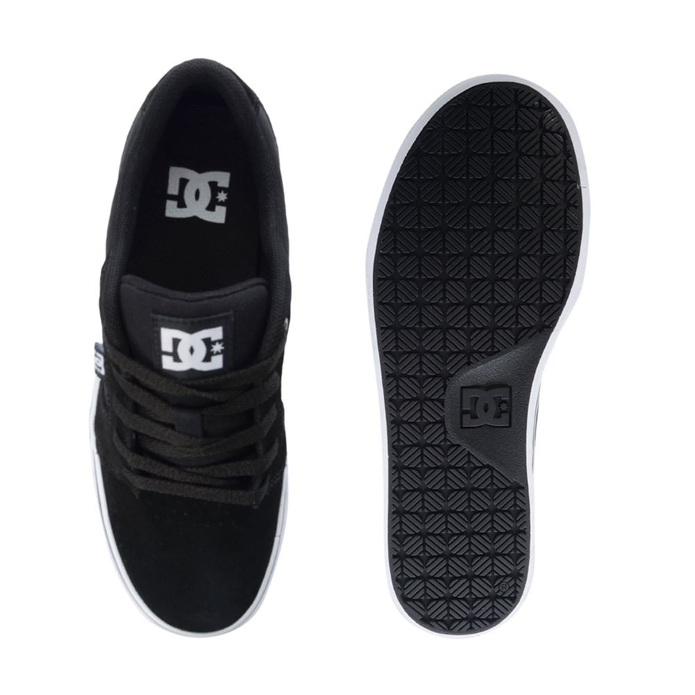 Tênis Unissex DC Shoes Anvil 2 LA Preto e Branco overboard