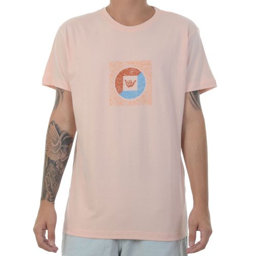 Camiseta Masculina Hang Loose Rubber - ROSA / P