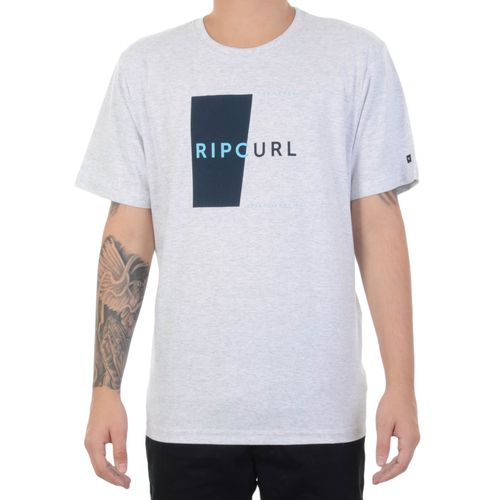 Camiseta Rip Curl Half Square - CINZA / M