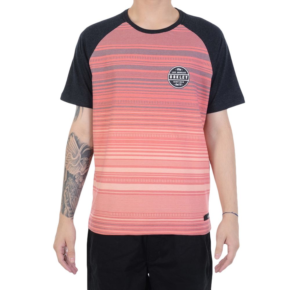 Camiseta Masculina Oakley L.A Inspired Vermelha - overboard