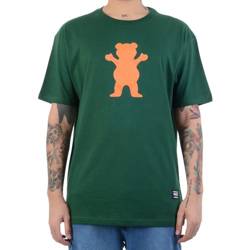 Camiseta Grizzly OG Bear Tee - VERDE / M