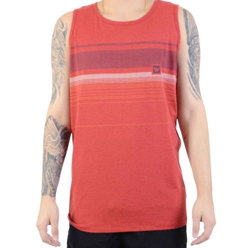 Camiseta Regata Hang Loose Silk Stripe - VERMELHO / P