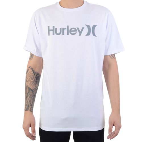 Camiseta Masculina Hurley Silk O & O - BRANCO / P