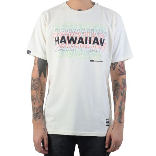 Camiseta Hd Estampada Hawaian - CREME / M