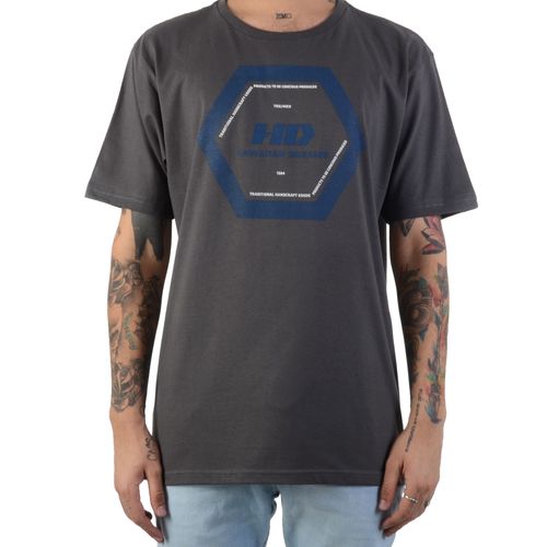 Camiseta Hd Estampada Hexagonal - CHUMBO / G
