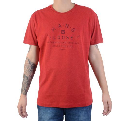Camiseta Hang Loose Jervi - VERMELHO / P
