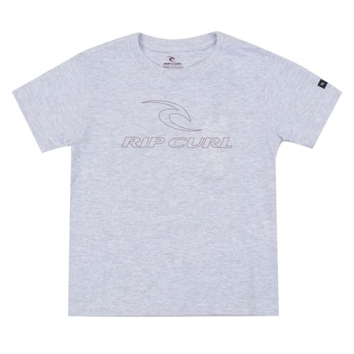 Camiseta Rip Curl Infantil Corp III - CINZA MESCLA / 6
