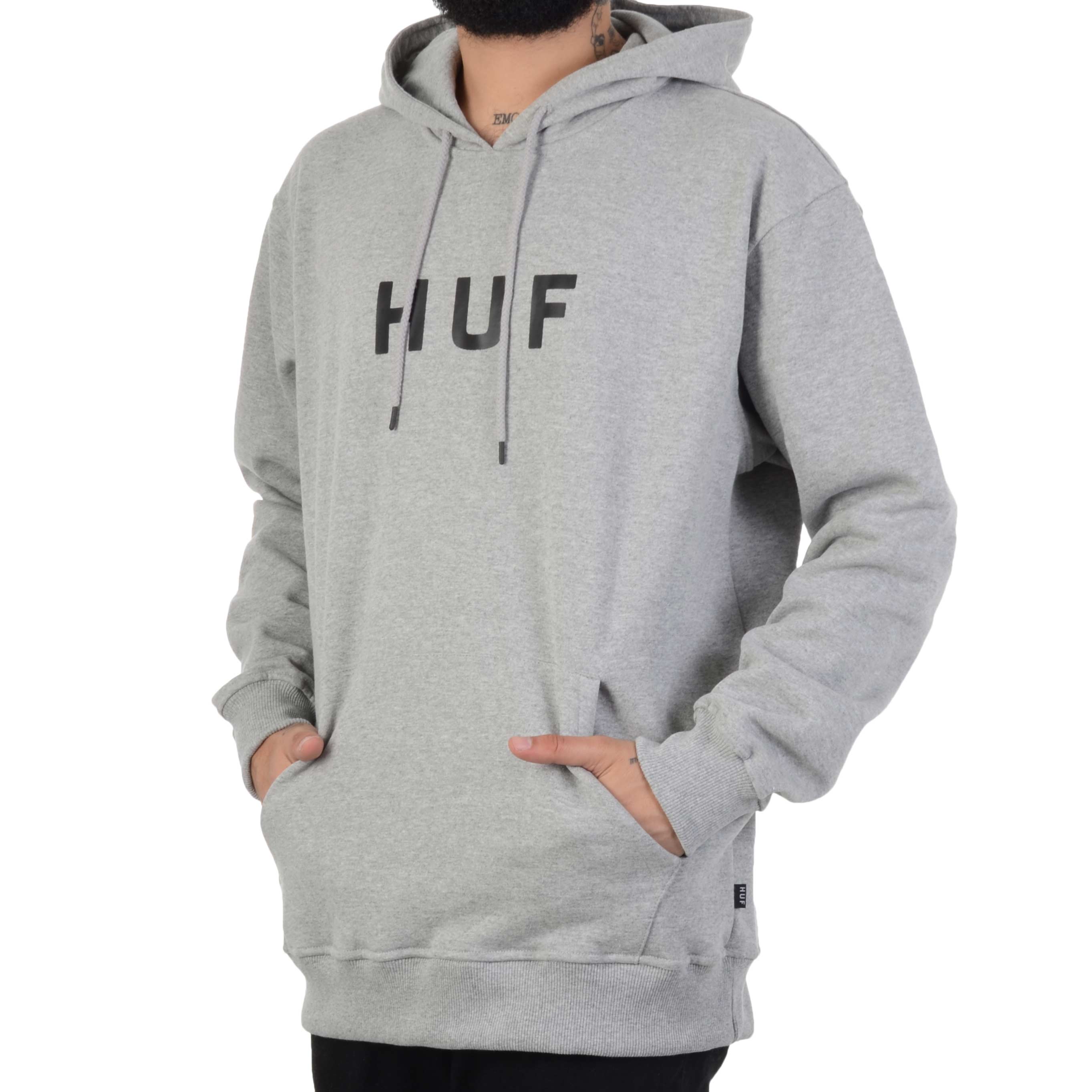 huf og logo moletom com capuz