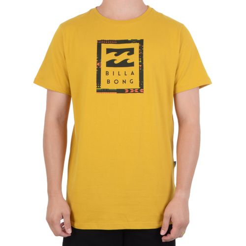 Camiseta Billabong United Stacked - AMARELO / P