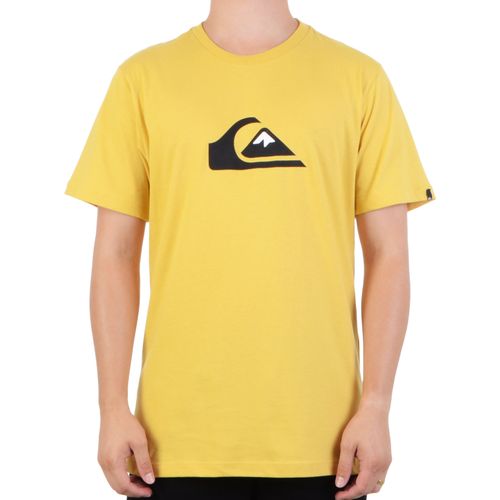 Camiseta Quiksilver Logo Color - AMARELO