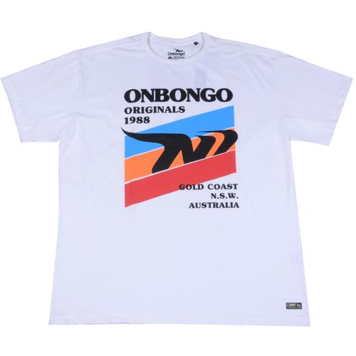 Camiseta Masculina Onbongo Gold Coast 1988 Big - BRANCO / XM