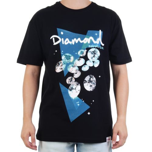 Camiseta Diamond Galatic Tee - PRETO / P