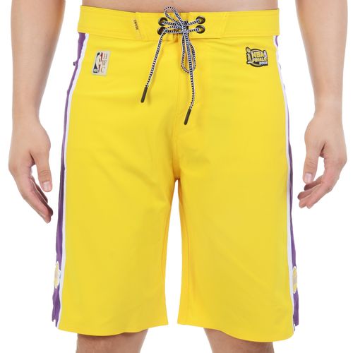 Bermuda Água HD NBA LA Lakers Limeted Edition Bermuda Água HD NBA LA Lakers - AMARELO / 40