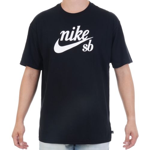 Camiseta Nike SB Logo - PRETO / P