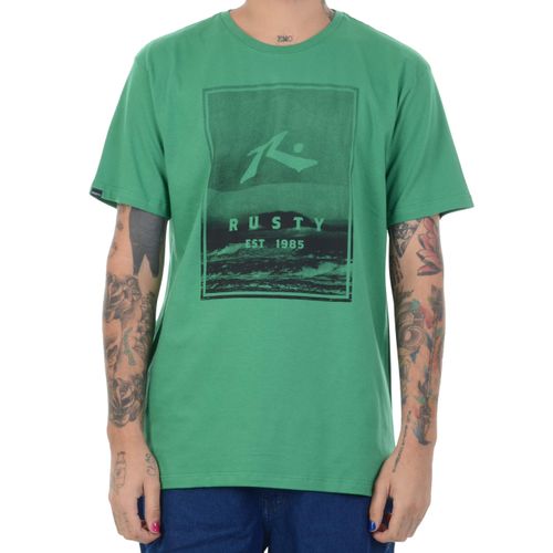 Camiseta Rusty SB High Tide - VERDE / M