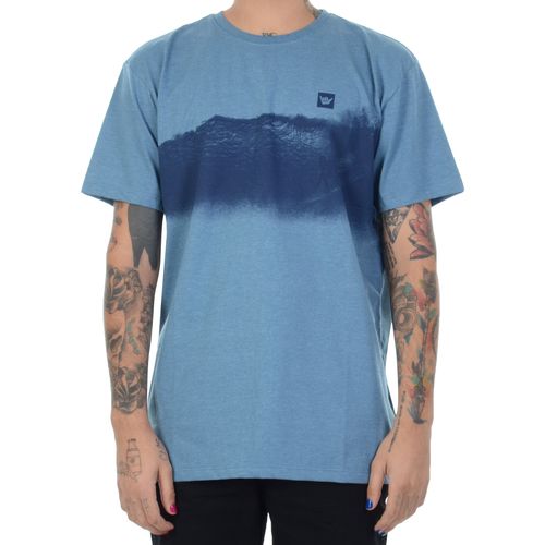 Camiseta Hang Loose Surfer - MESCLA AZUL / G