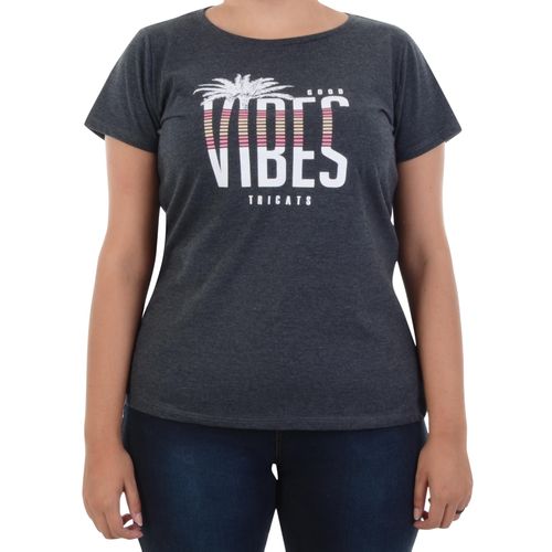 Blusa Tricats Baby Look L Vibes - CHUMBO / P