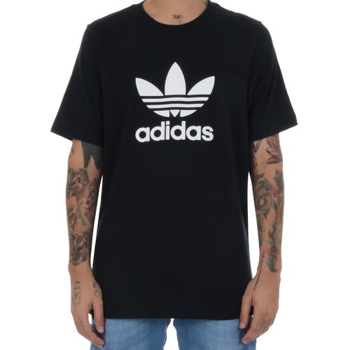 Camiseta Adidas Trefoil Preto / P