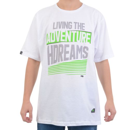 Camiseta HD Living The Adventure - BRANCO / GG