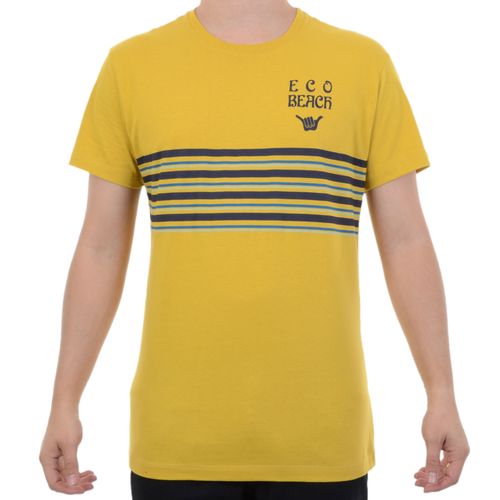 Camiseta Hang Loose Stripe - AMARELO / P