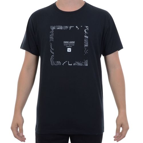 Camiseta Hang Loose Squared - PRETO / P