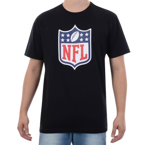 Camiseta New Era Basic Tim e NFL - PRETO / P