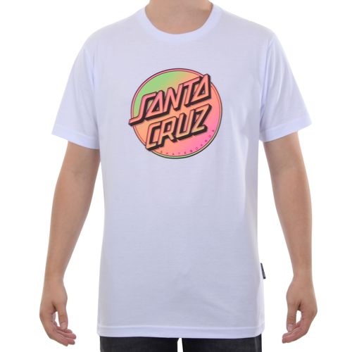 Camiseta Santa Cruz Flex Dot - BRANCO / M