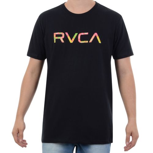 Camiseta RVCA Wonder Colored Paint - PRETO / P